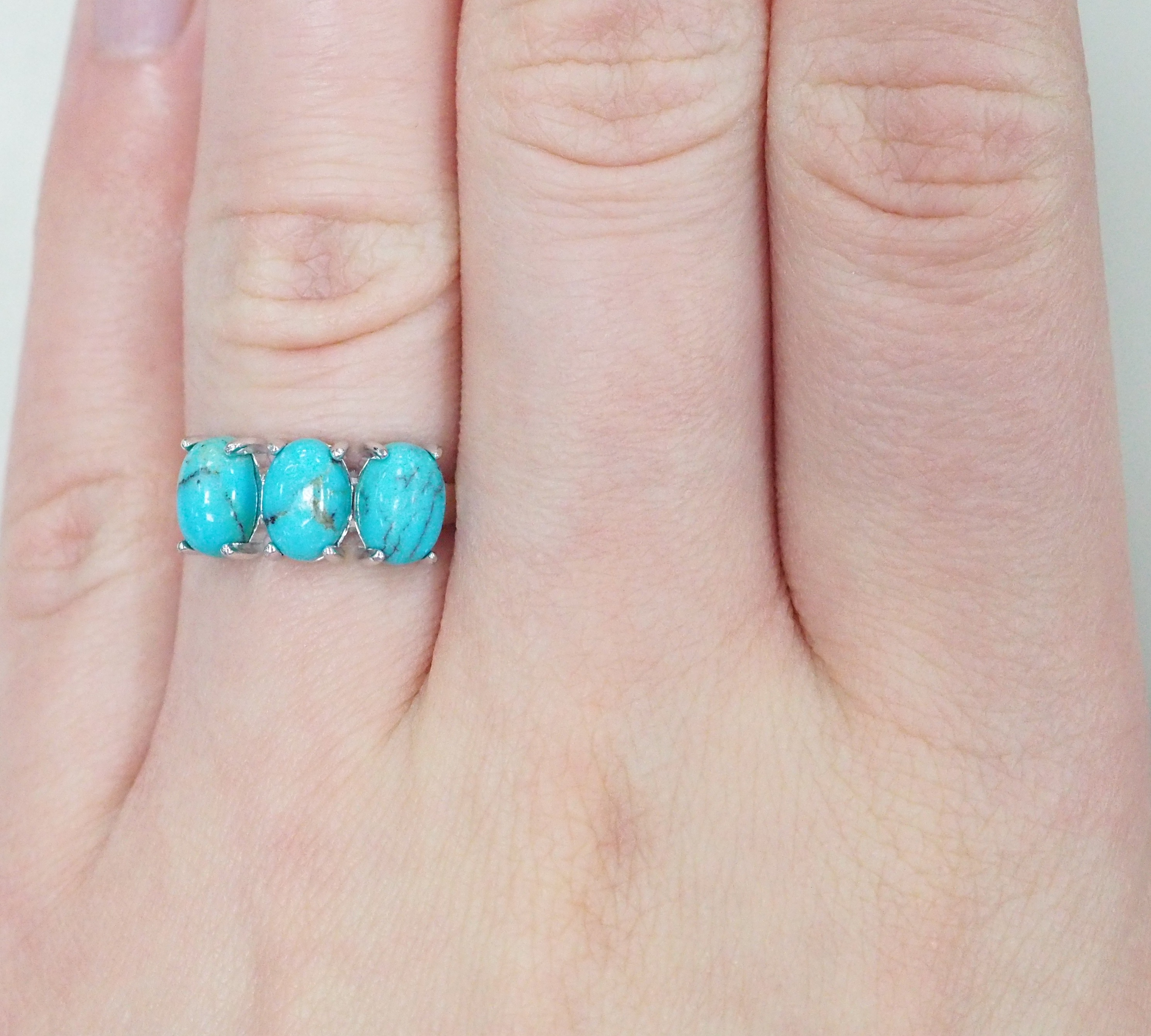 Серебряное кольцо с бирюзой